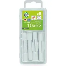 Дюбель универсальный ЕКТ  KEW UKD 10x62 / B007212 (8шт)