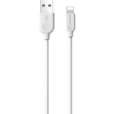 Кабель Borofone BX14 USB Type-A - Lightning (2 м, белый)