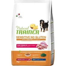 Сухой корм для собак Trainer Natural Sensitive No Gluten Medium&Maxi Adult с кроликом 3 кг