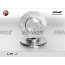 Тормозной диск FENOX TB219120 вентилируемый , передняя ось