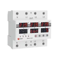 Трехфазное реле напряжения и тока с дисп. MRVA-3 63A EKF