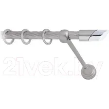 Карниз для штор Lm Decor Луна 056 1р витой (сатин, 1.6м)