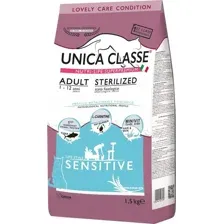 Сухой корм для кошек Unica Classe для взрослых стерилизованных кошек тунец (1.5кг)