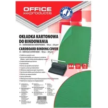 Обложки для переплета Office Products 20232525-02 (100шт, зеленый)