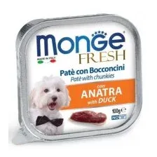 Паштет Monge для собак, с уткой, Fresh, 100 г