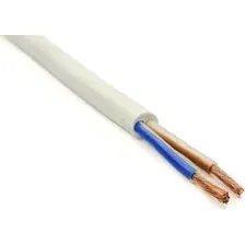 Провод силовой Автопровод ПВС-ТS 2x6 (100 м, белый)