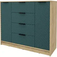 Тумба Интерлиния Концепт КТ-Т120 Техно (дуб золотой/верде)