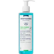 ISISPHARMA Teen Derm Gel sensitive Гель очищающий для умывания чувствительной комбинированной и жирной кожи 250 мл