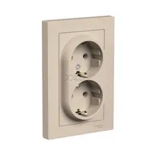 Розетка Systeme Electric AtlasDesign ATN001224 (песочный)