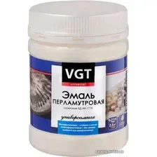 Эмаль VGT ВД-АК-1179 Универсальная Перламутровая 230 г (серебристо-белый)