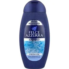 Гель парфюмированный для душа  Шампунь 2 в 1 мужской Felce Azzurra Uomo Fresh Ice 400 мл