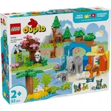 Конструктор LEGO Duplo 10446 Семьи диких животных 3в1