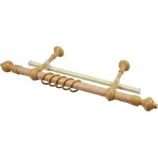 Карниз для штор LEGRAND Кантри + У-шина 1.6 / 48063463 (бук)