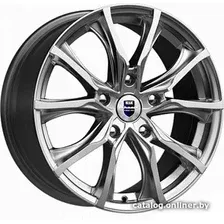 Литой диск K&K Твист 17x7.5" 5x110мм DIA 65.1мм ET 39мм Дарк платинум