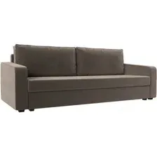 Диван Лига диванов Лига-009 118044 (велюр, коричневый)
