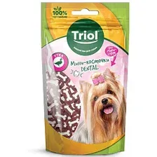 Triol Мини-косточки DENTAL из утки для мини-собак 50 г