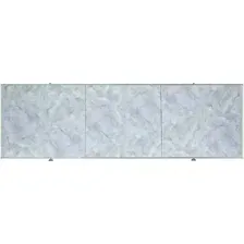 Экран для ванны Comfort Alumin Плитка, голубая, 120 см