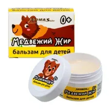 Бальзам для детей Медвежий жир 0+, 45 мл Aroma Saules