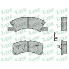 Тормозные колодки дисковые передняя ось LPR 05P1443