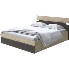 Кровать PROxSON Milton с ПМ 180x200 (бунратти/дуб кантербери)