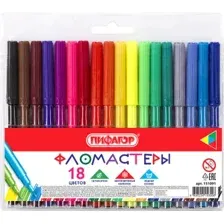 Фломастеры Пифагор 151091 (18 шт)