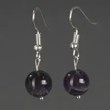 Серьги Wolves Элитный Аметист 40938 №2