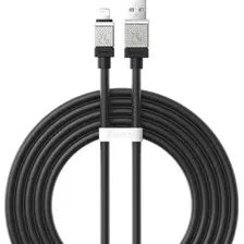 Кабель Baseus CoolPlay Series Fast Charging Data Cable 2.4A USB Type-A - Lightning (2 м, черный)
