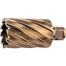 Корончатое сверло LENZ из быстрорежущей стали 45×55 мм, W19 + Nitto. LZHM-045