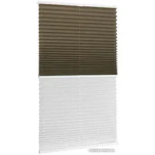 Плиссе Delfa Basic Uni СПШ-3128/3504 Basic Transparent (57x160, тауп/белый)