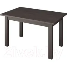 Кухонный стол Senira Кастусь 120-160x75 (венге/венге)
