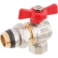 Запорная арматура AV Engineering Шаровой кран угловой бабочка НР-ВН 1/2" AVE095012E