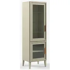 Шкаф-витрина Молодечномебель Charlie ВМФ-1525-01 D-2 (левый, серый агат)