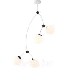 Люстра Ambrella Traditional TR2572/4 WH/BK (белый/черный)
