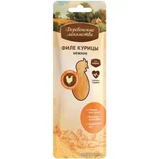 Лакомство для кошек Деревенские лакомства Филе курицы нежное 10 г