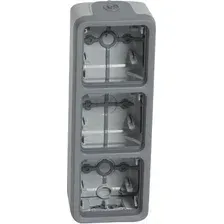 Коробка открытого монтажа Legrand Plexo 69679 (серый)