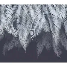 Фотообои листовые Citydecor Пальмовые листья (300x260, с оттенком голубой-синий)