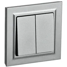 Выключатель IEK Brite BR-V20-0-10-K47-F (алюминий)