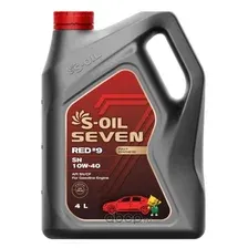 Моторное масло S-OIL SEVEN RED #9 SN 10W-40 4л