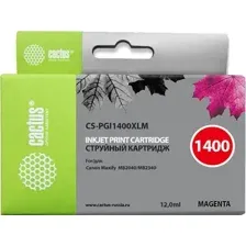 Картридж CACTUS CS-PGI1400XLM (аналог Canon PGI-1400XL M)