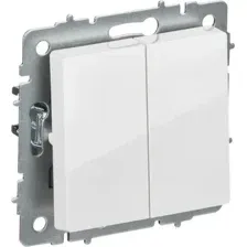 Выключатель перекрестный IEK Brite BR-V23-0-10-K01 (белый)