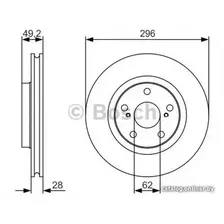 Тормозной диск Bosch 0986479S22