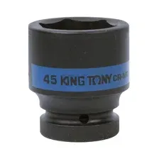 Головка ударная 1" 45 мм 6 граней KING TONY (853545M)