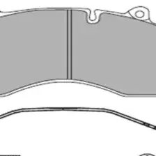 Колодки тормозные wva29143/29176/29185/29120 c р/к, зад дисковый тормоз haldex db 22 saf WUHLERMANN 31010023