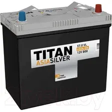 Автомобильный аккумулятор TITAN Asia Silver B00 450A R (57 А/ч)