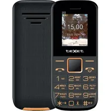 Кнопочный телефон TeXet TM-202 (черный)