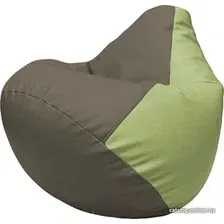 Кресло-мешок Flagman Груша Макси Г2.3-1719 (серый/оливковый)