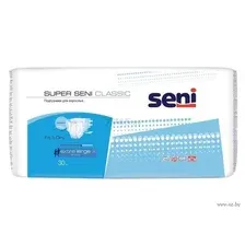 Подгузники для взрослых Seni Super Extra Large (30 шт.)