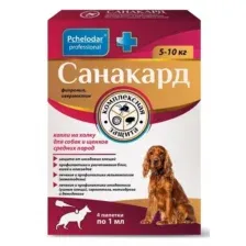 Pchelodar Санакард капли на холку для собак и щенков средних пород