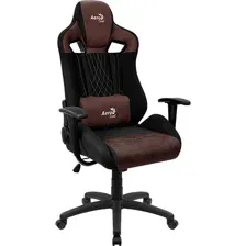 геймерское кресло Aerocool Earl Burgundy Red, коричневый