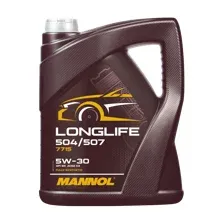 Масло моторное MANNOL Longlife 504/507 5W-30 5л.